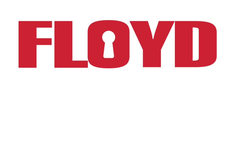 Floyd Lock and Safe a Division of Per Mar Security Services logo with with Per Mar logo